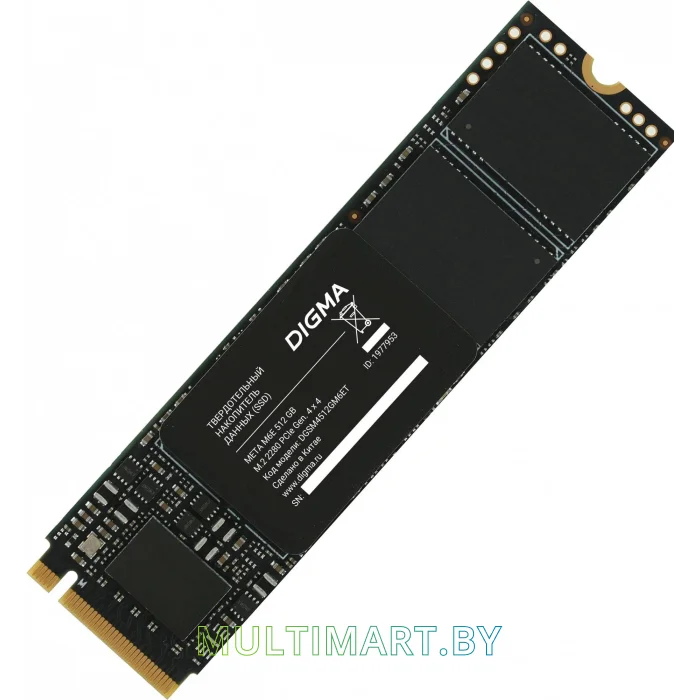 SSD диск Digma Meta M6E 512GB (DGSM4512GM6ET)